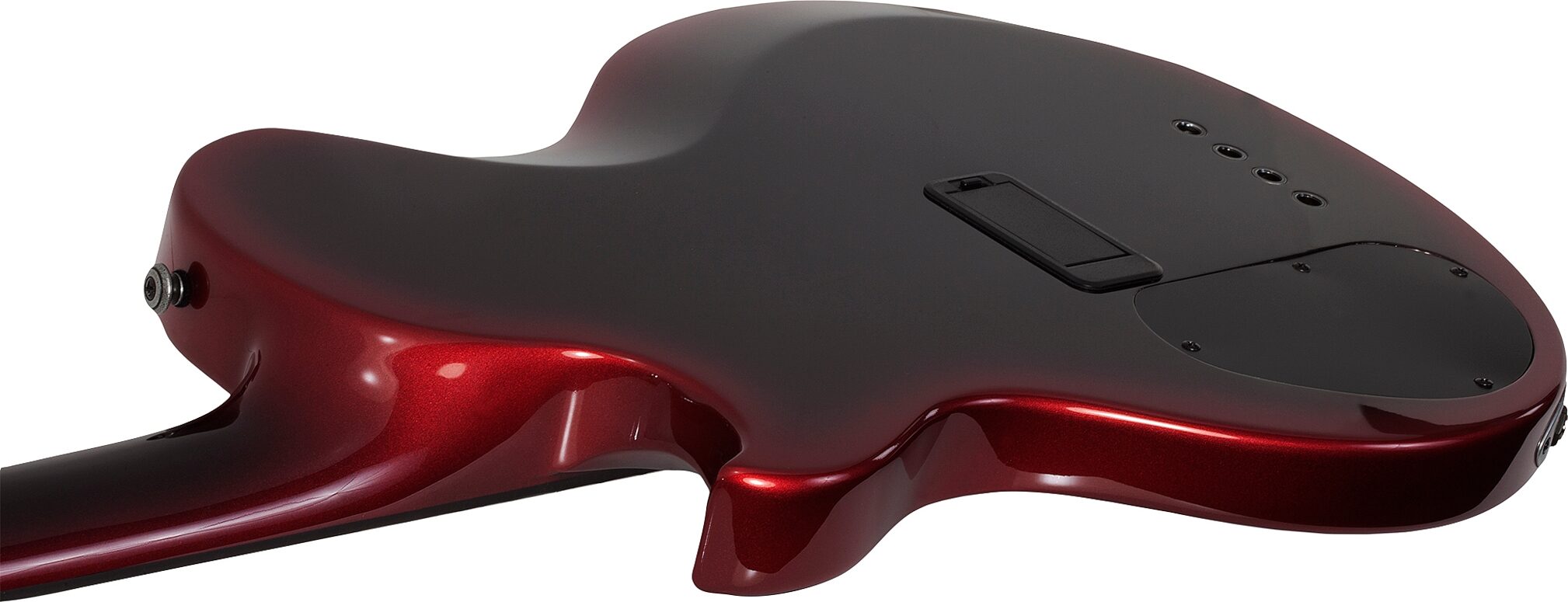 Schecter NP-4 Nadja Peulen Electric Bass, Red Syren, Open Box (Good), Action Position Back