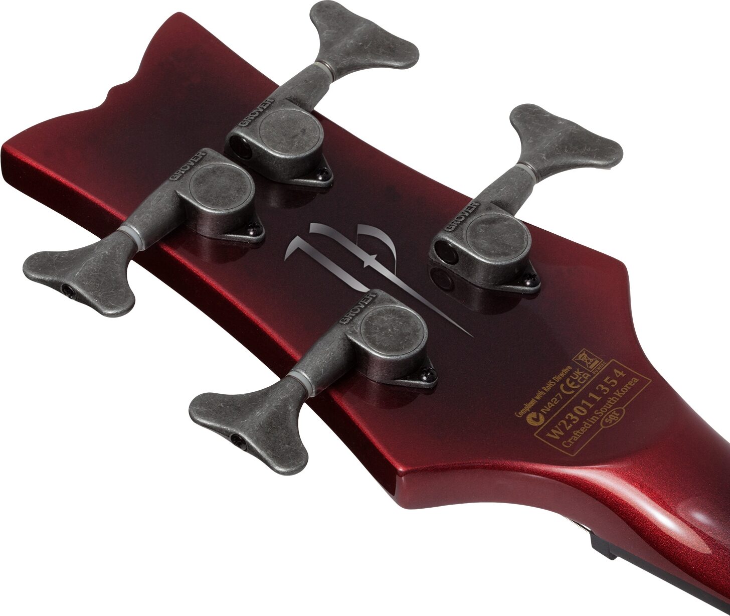 Schecter NP-4 Nadja Peulen Electric Bass, Red Syren, Open Box (Good), Action Position Back