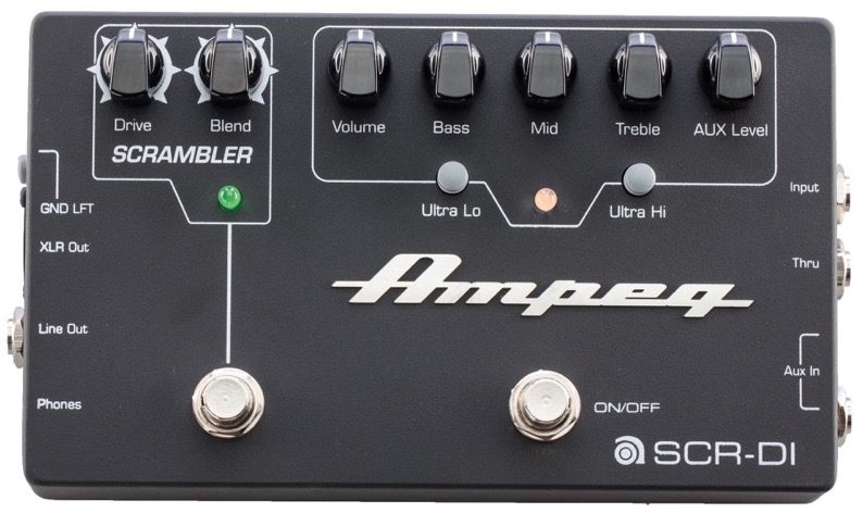 Ampeg SCR-DI Bass DI Direct Box with Scrambler Overdrive