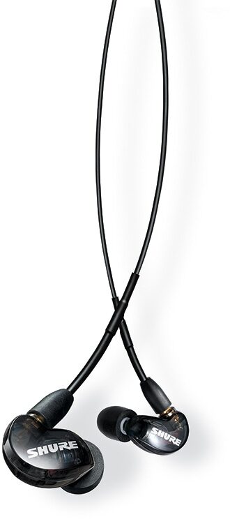 Shure SE215 Pro Sound Isolating Earphones, Transparent Black, SE215-K, Open Box (Very Good), Main