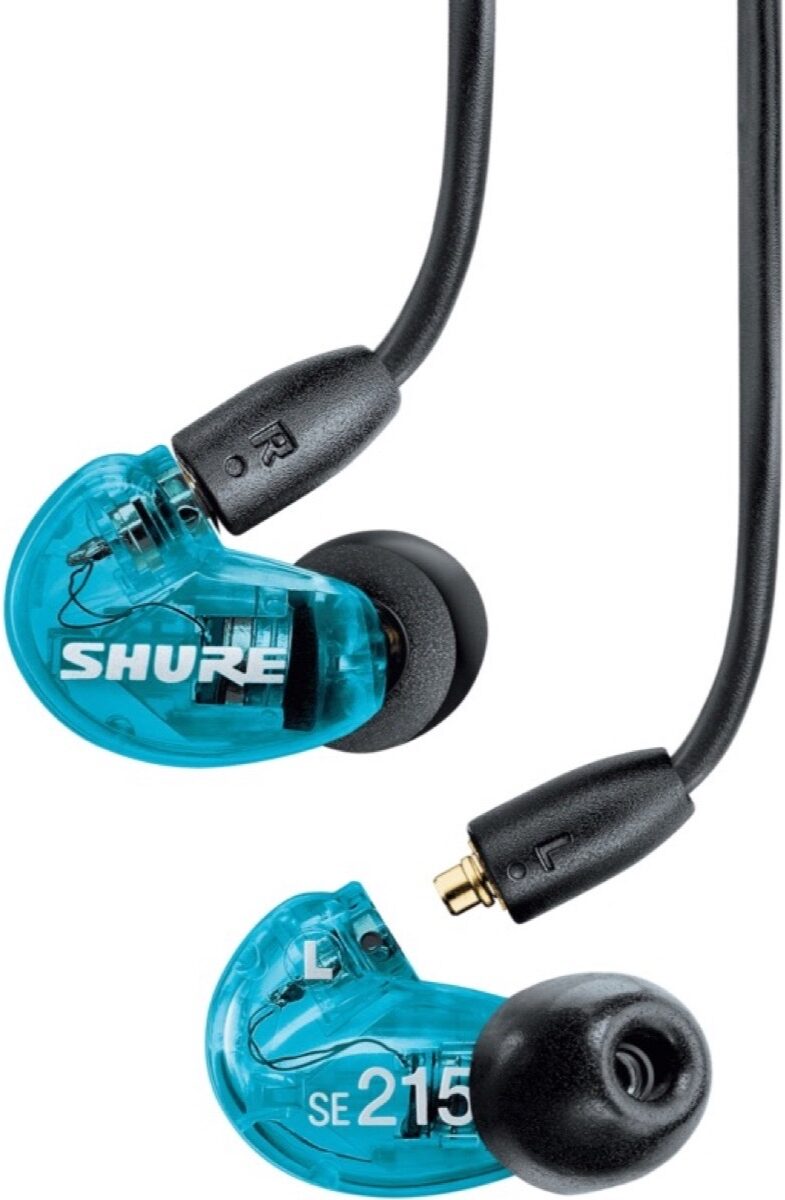 Shure AONIC 215 Sound Isolating Earphones, Blue, SE215DYBL+UNI, Main