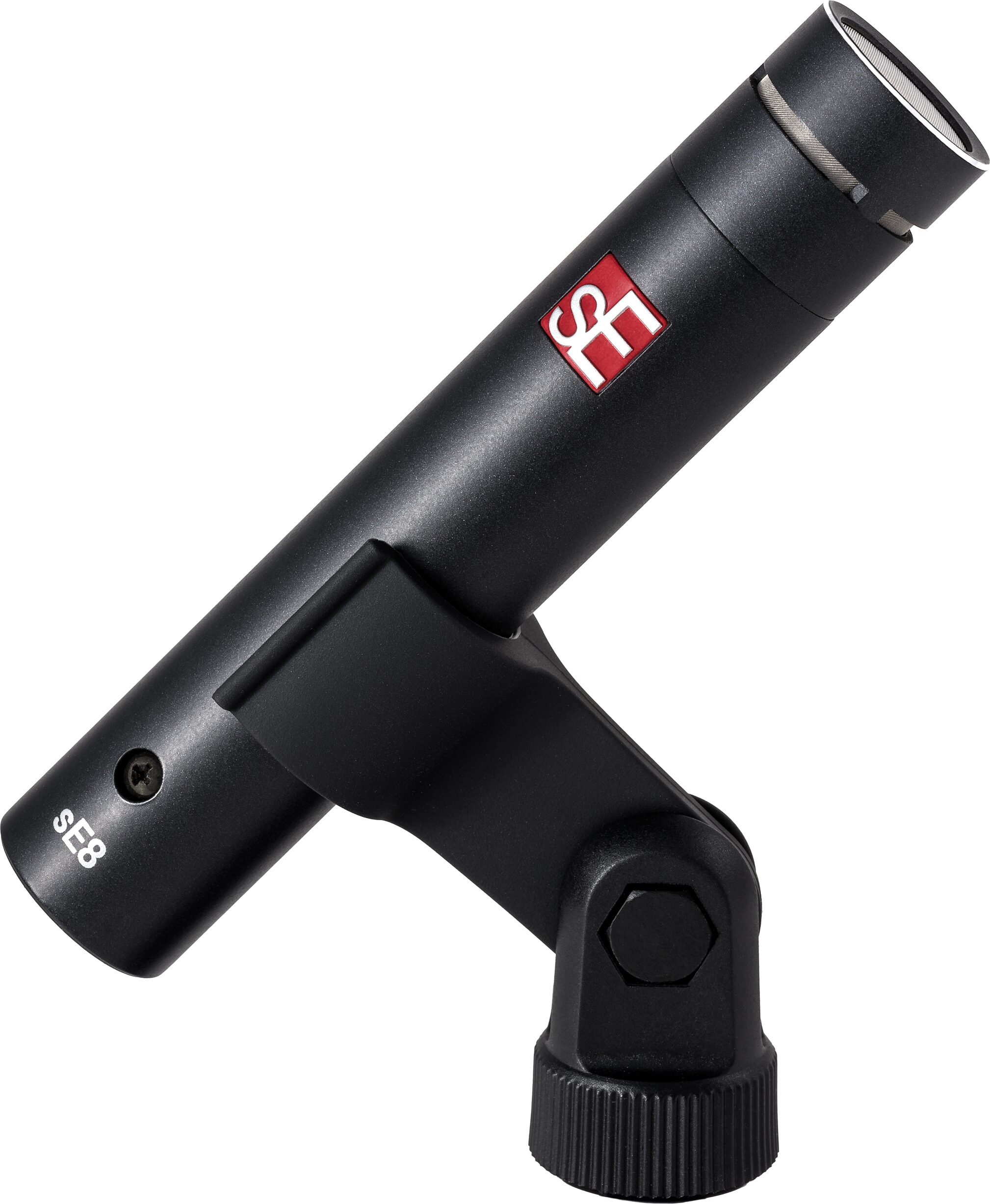 sE Electronics SE8 Small-Diaphragm Condenser Microphone, Factory Matched Pair, with Cardioid Capsules, Single With Clip