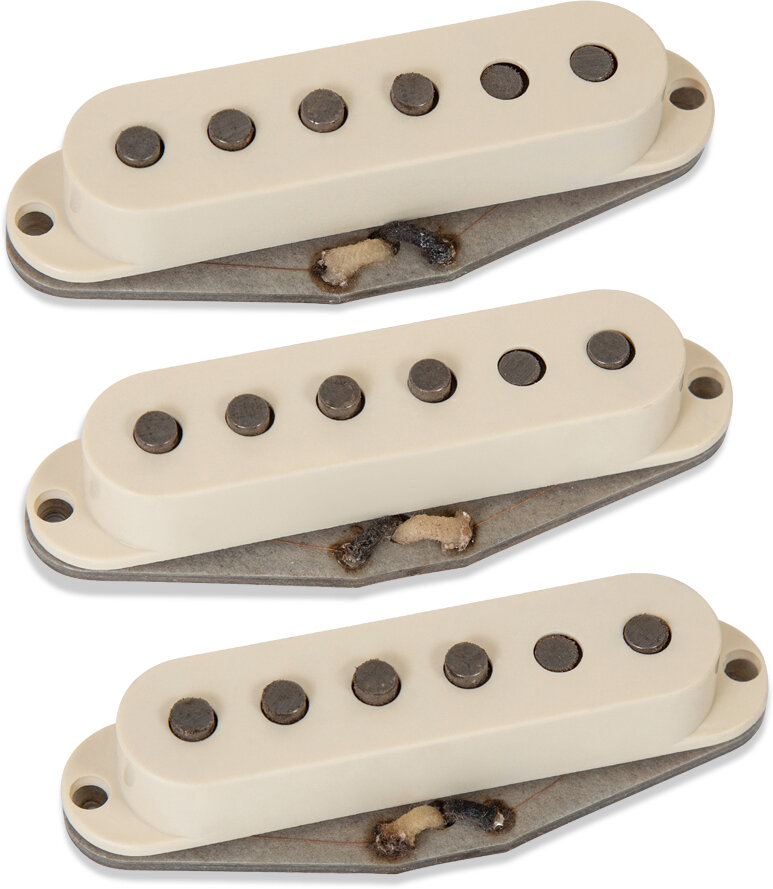 Seymour Duncan Joe Bonamassa "Greenburst" Stratocaster Pickup Set, New, Action Position Front