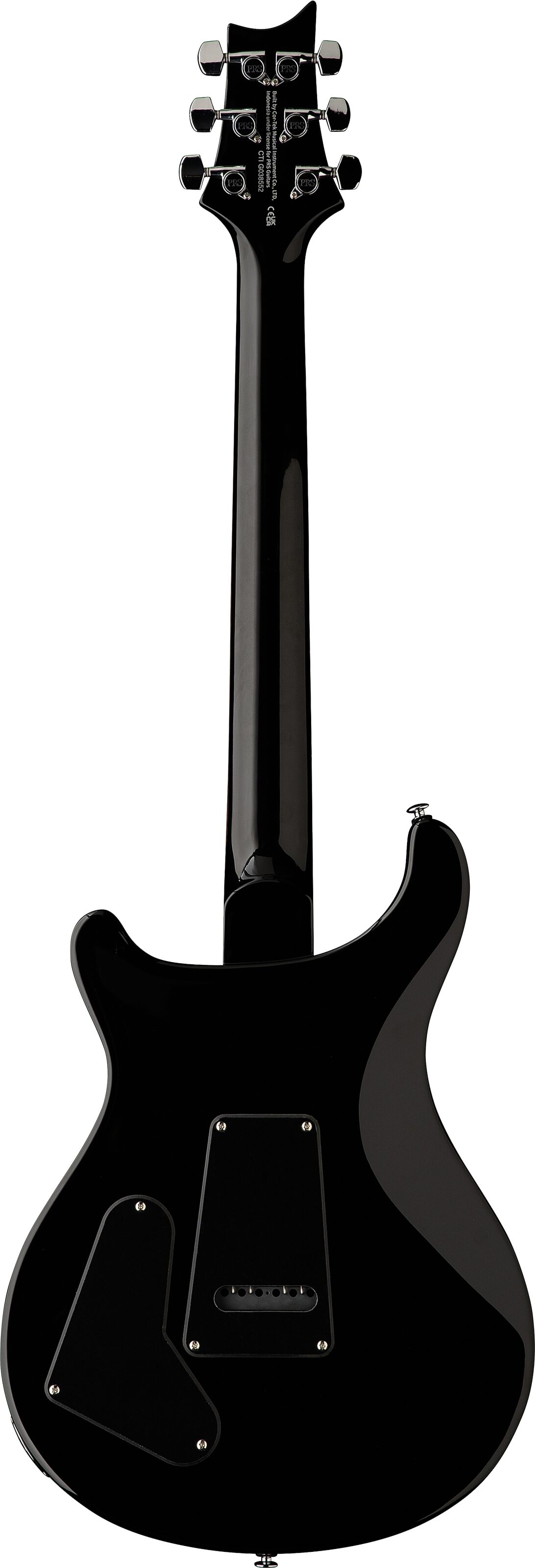 PRS Paul Reed Smith SE Special Semi-Hollowbody Electric Guitar, Charcoal Burst, Action Position Back