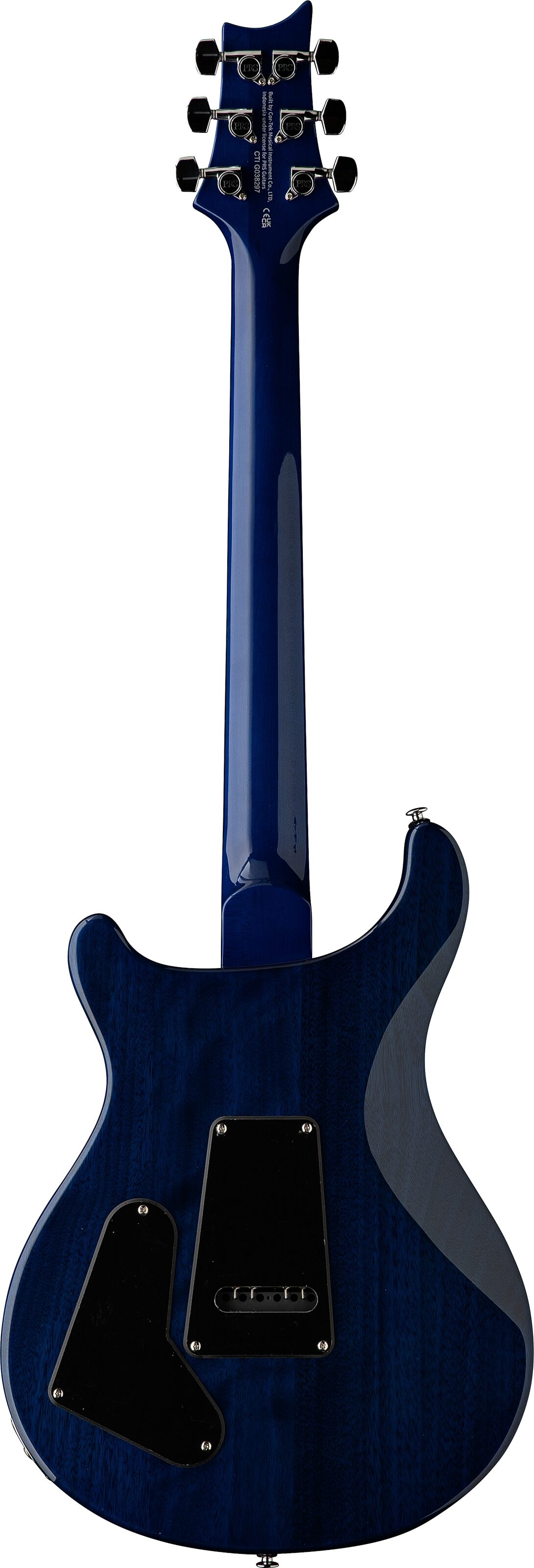 PRS Paul Reed Smith SE Special Semi-Hollowbody Electric Guitar, Lake Blue, Action Position Back