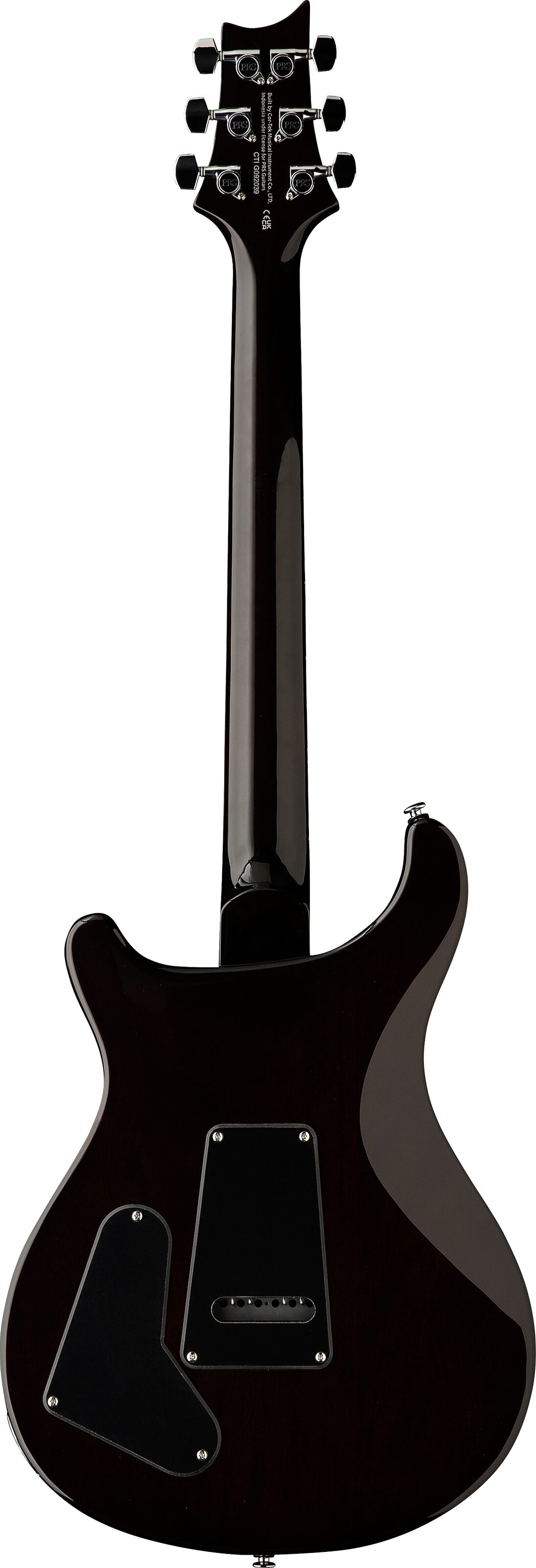 PRS Paul Reed Smith SE Studio Electric Guitar (with Gig Bag), Orange Tiger Smokeburst, Action Position Back