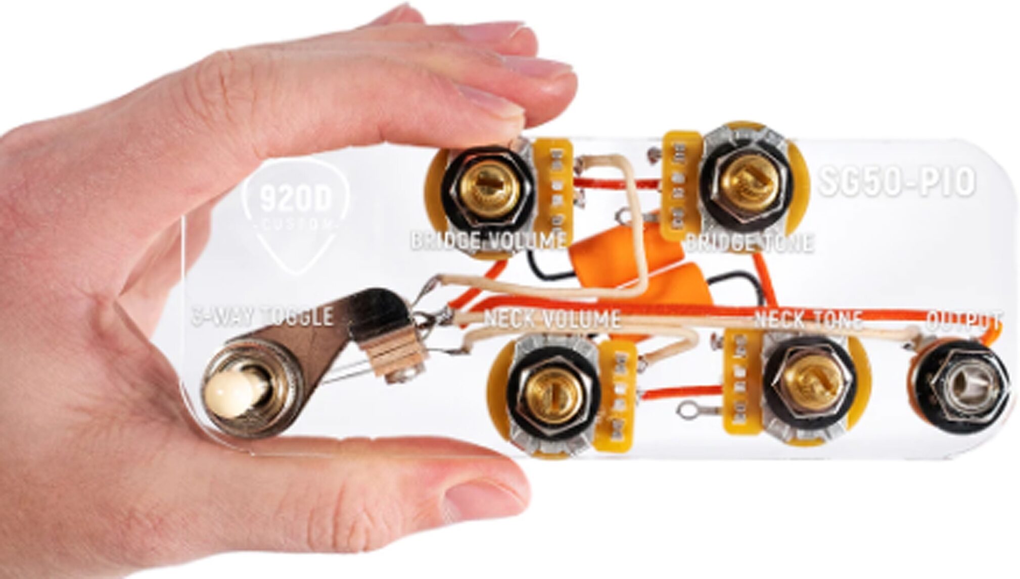 920D Custom SG50-PIO Wiring Harness for Gibson SG, Action Position Back