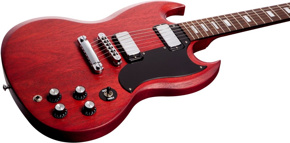 Feasibility Reporter Billedhugger Gibson SG Special '70s Tribute Electric Guitar, with Gig Bag