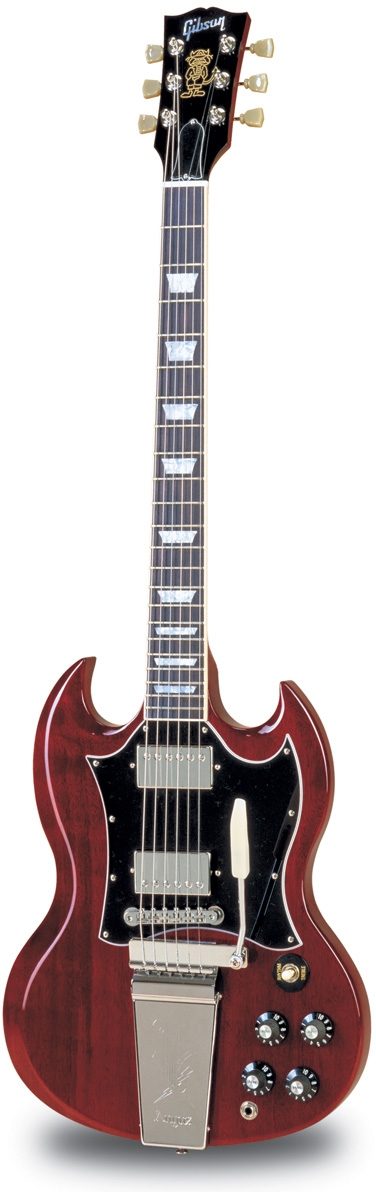 Gibson Angus Young Signature SG Electric Guitar (with Case), Heritage Cherry