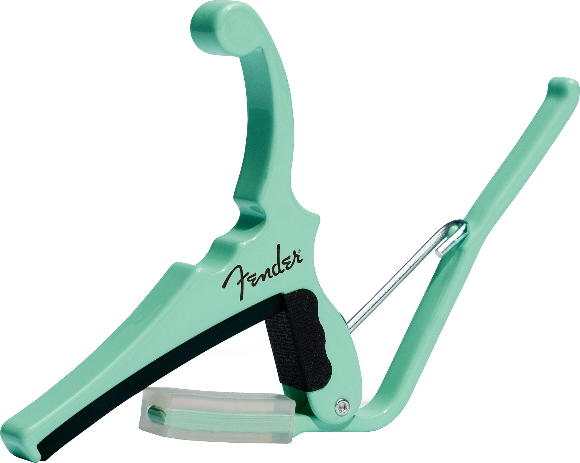 Kyser x Fender Guitar Capo, Surf Green, Action Position Back