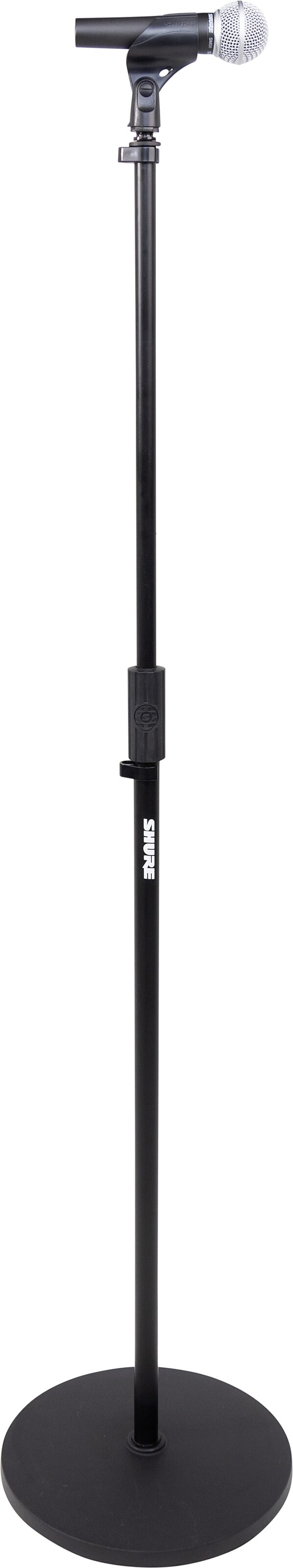 Shure by Gator Round Base Mic Stand, 10 inch base, RBMICSTAND10, Main