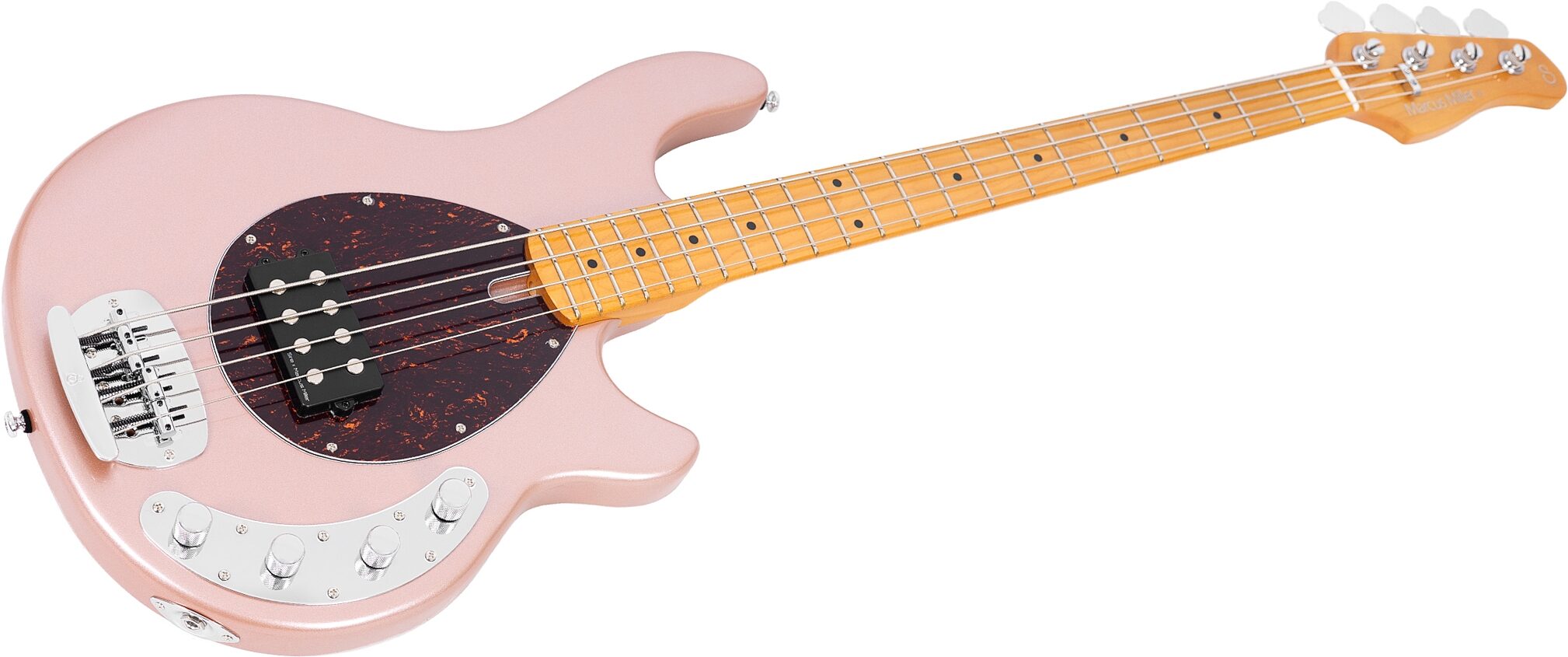 Sire Marcus Miller Z3 Electric Bass, Rose Gold, Action Position Back