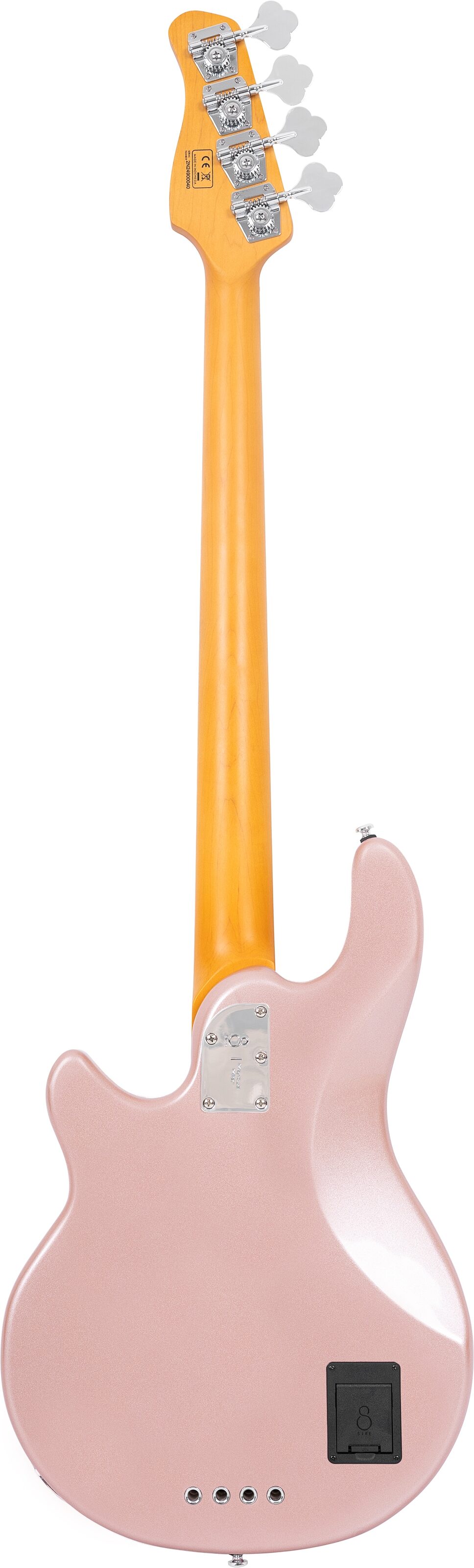 Sire Marcus Miller Z3 Electric Bass, Rose Gold, Action Position Back