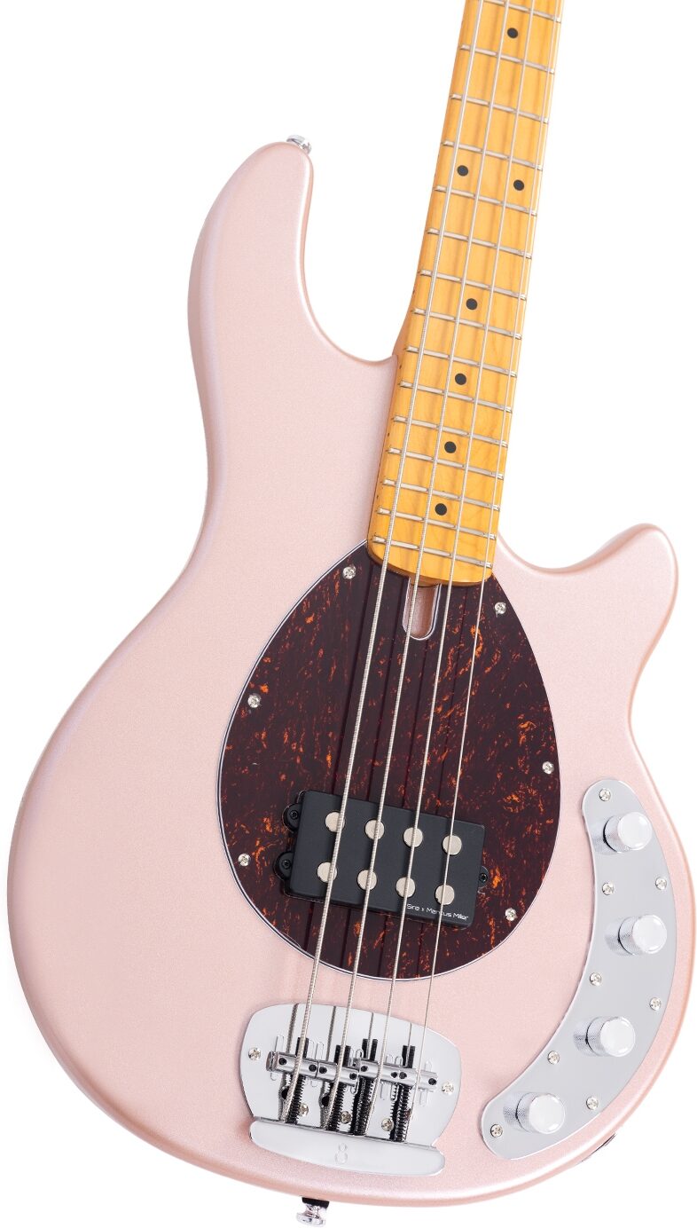 Sire Marcus Miller Z3 Electric Bass, Rose Gold, Action Position Back