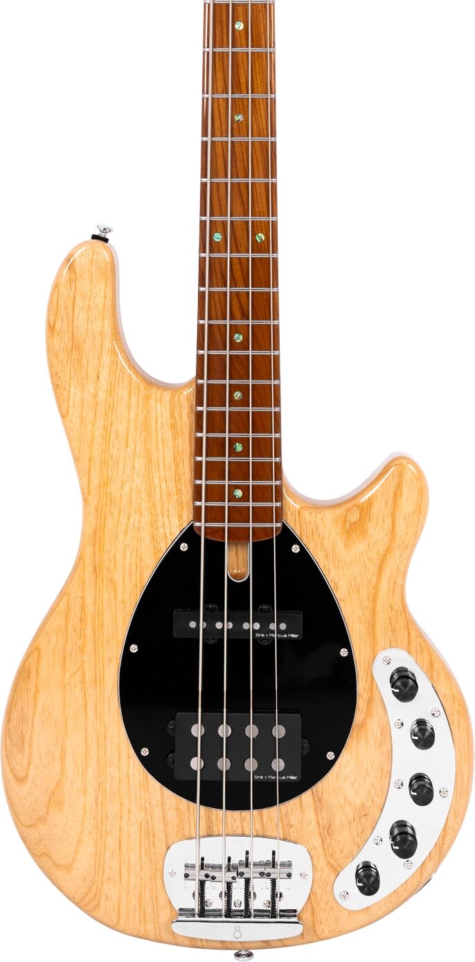 Sire Marcus Miller Z7 Electric Bass, Natural, Action Position Back