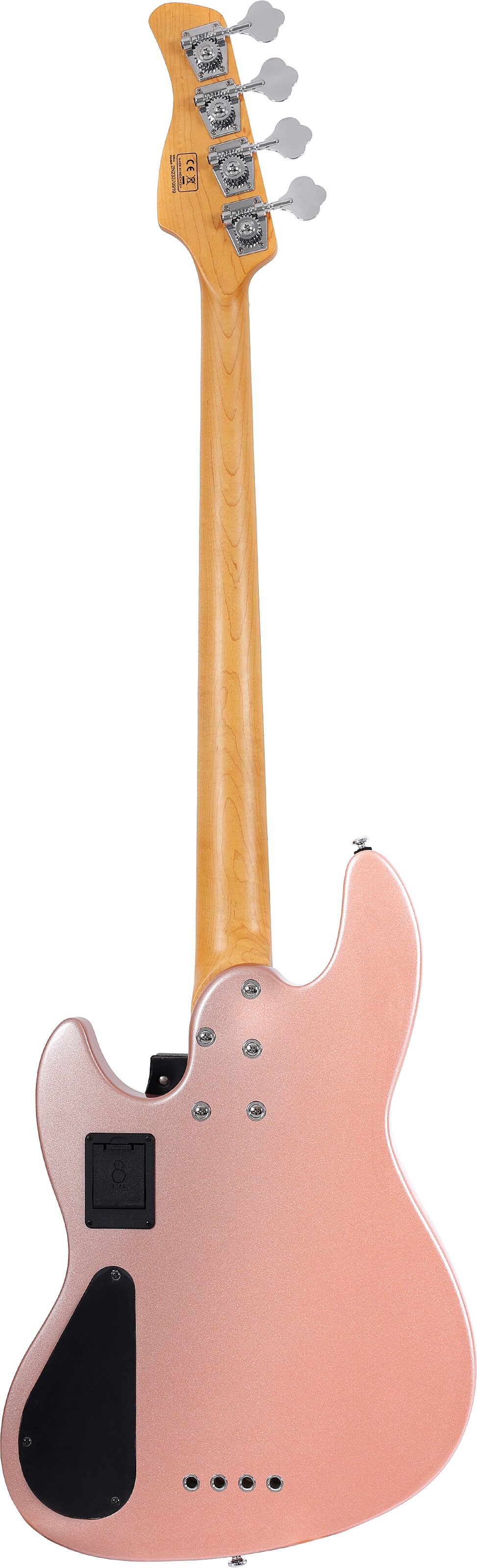 Sire Marcus Miller U7 Electric Bass, Rose Gold, Action Position Back