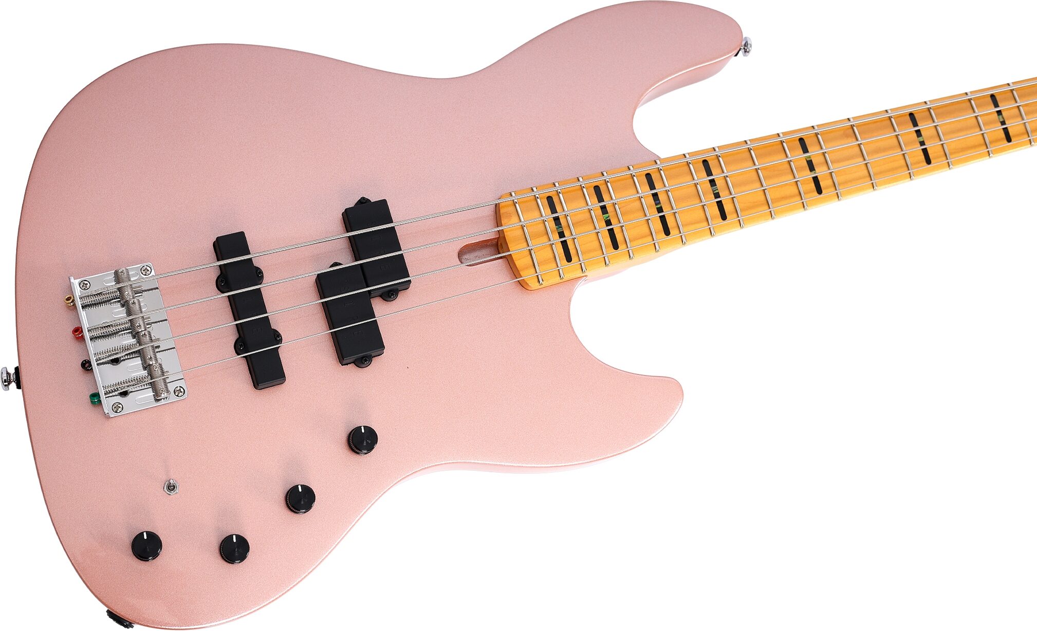 Sire Marcus Miller U7 Electric Bass, Rose Gold, Action Position Back