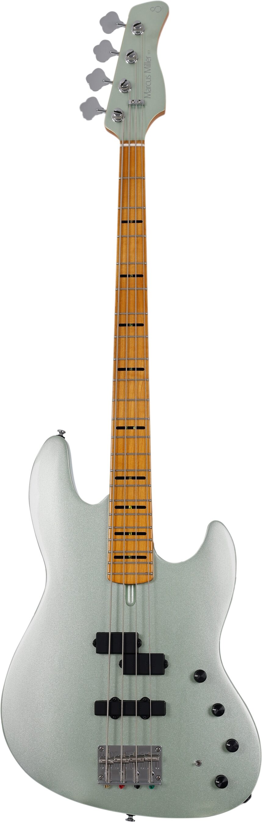 Sire Marcus Miller U7 Electric Bass, Surf Green Metallic, Action Position Back