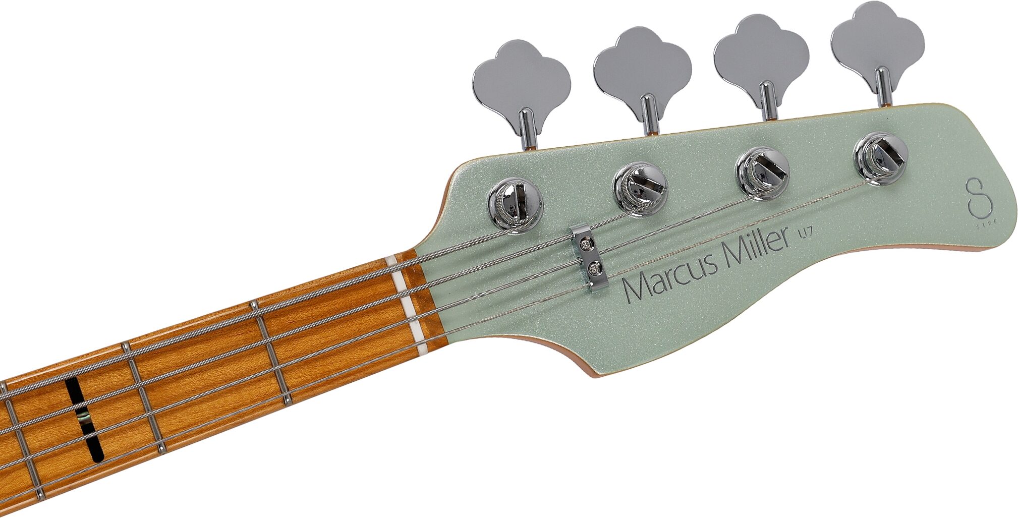 Sire Marcus Miller U7 Electric Bass, Surf Green Metallic, Action Position Back