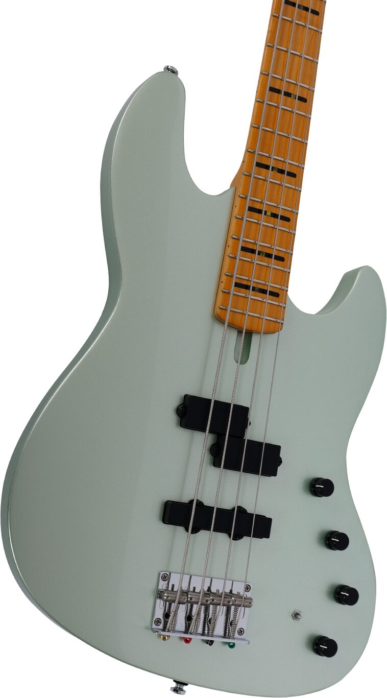 Sire Marcus Miller U7 Electric Bass, Surf Green Metallic, Action Position Back