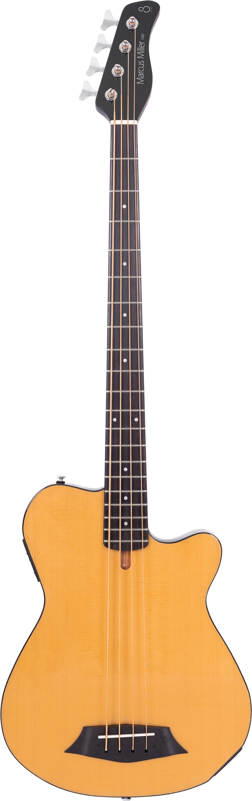 Sire Marcus Miller GB5 Acoustic-Electric Bass, 5-String, Natural, Open Box (Very Good), Action Position Back