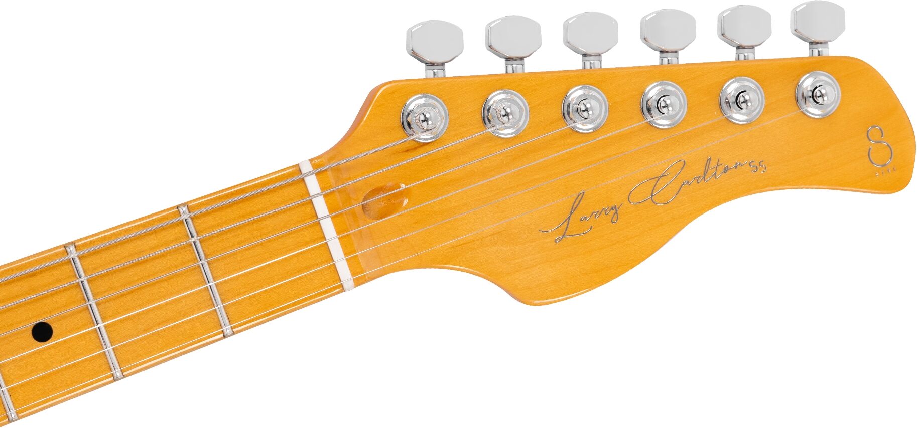Sire Larry Carlton S5 Electric Guitar, Olympic White, Action Position Back