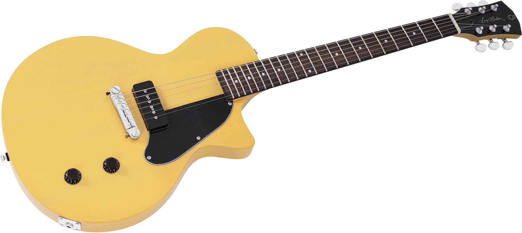 Sire Larry Carlton L3 Electric Guitar, TV Yellow, Action Position Back