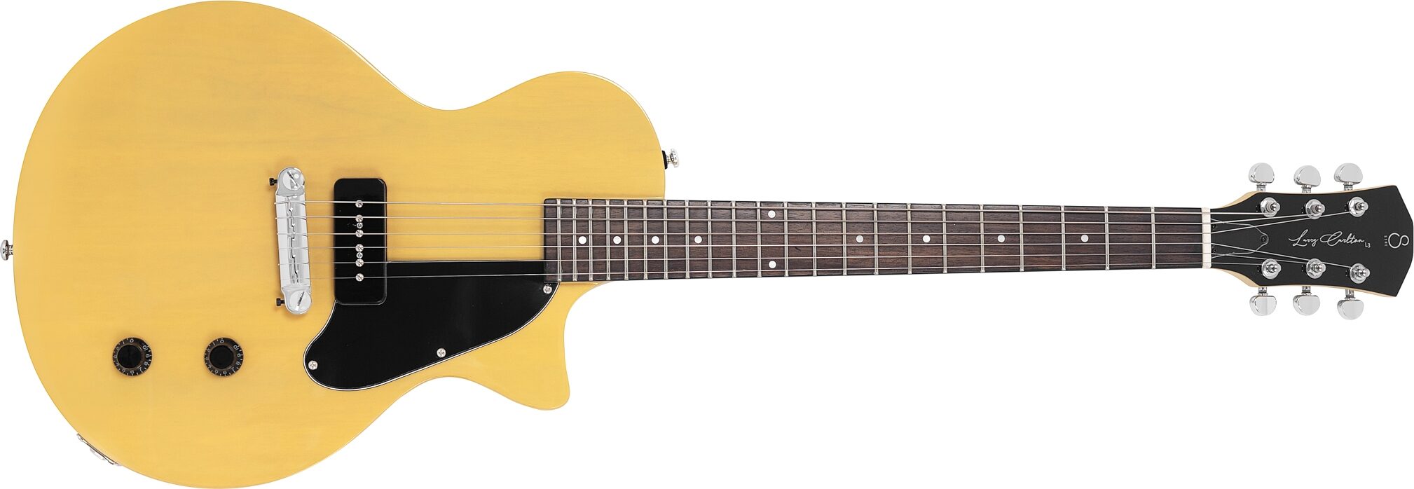 Sire Larry Carlton L3 Electric Guitar, TV Yellow, Action Position Back