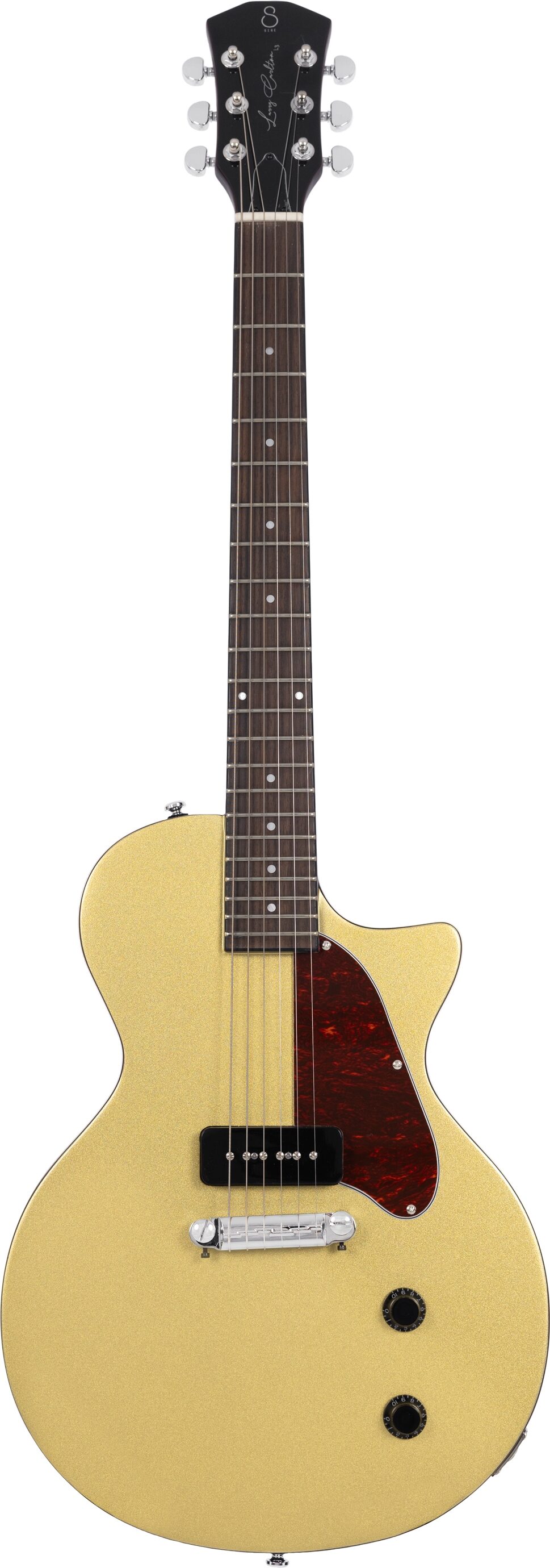 Sire Larry Carlton L3 Electric Guitar, Gold Top, Action Position Back