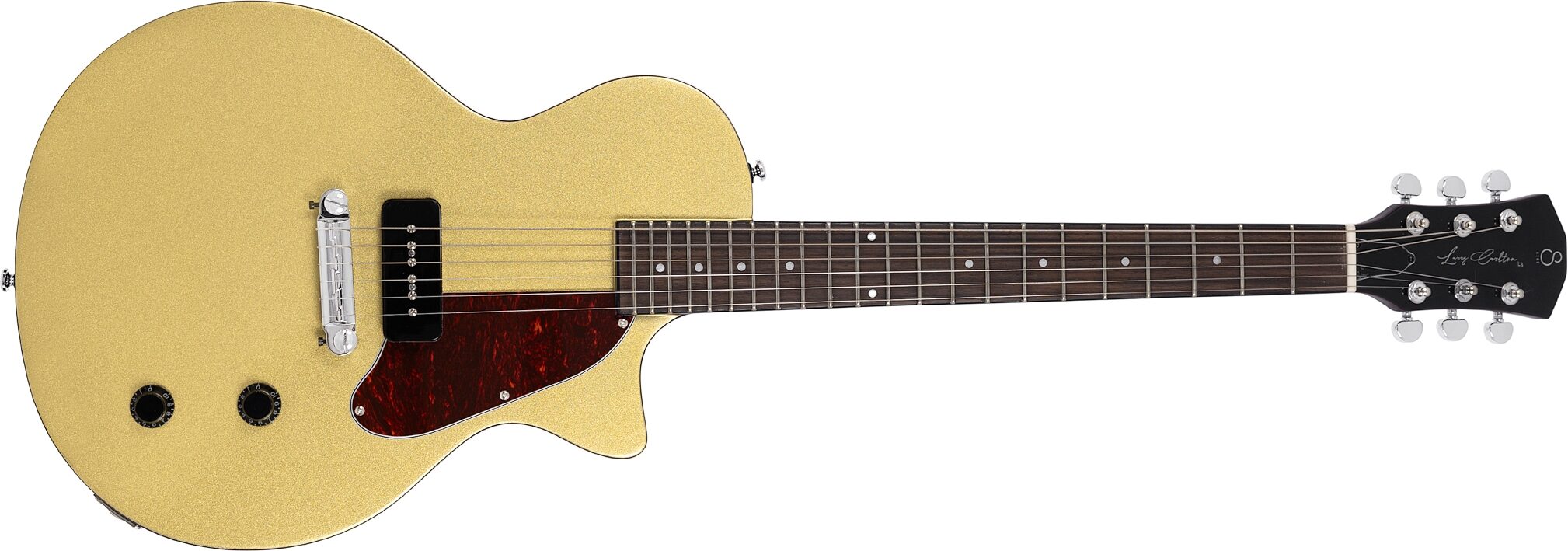 Sire Larry Carlton L3 Electric Guitar, Gold Top, Action Position Back