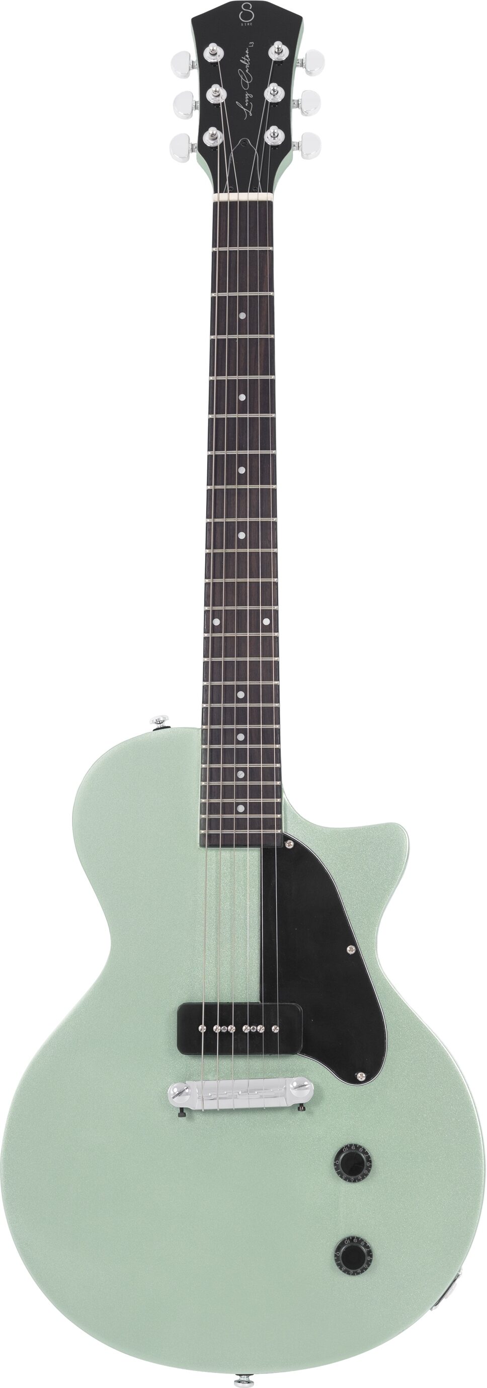 Sire Larry Carlton L3 Electric Guitar, Surf Green, Action Position Back