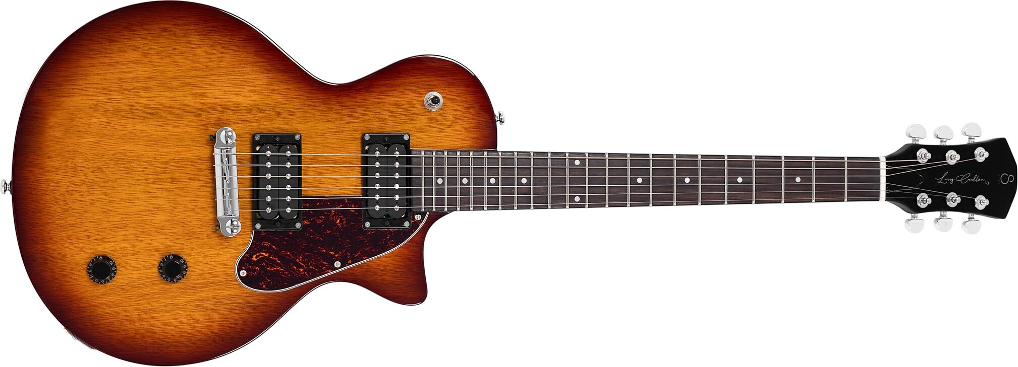 Sire Larry Carlton L3 HH Electric Guitar, Tobacco Sunburst, Action Position Back