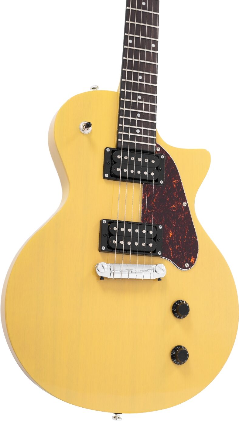 Sire Larry Carlton L3 HH Electric Guitar, TV Yellow, Action Position Back