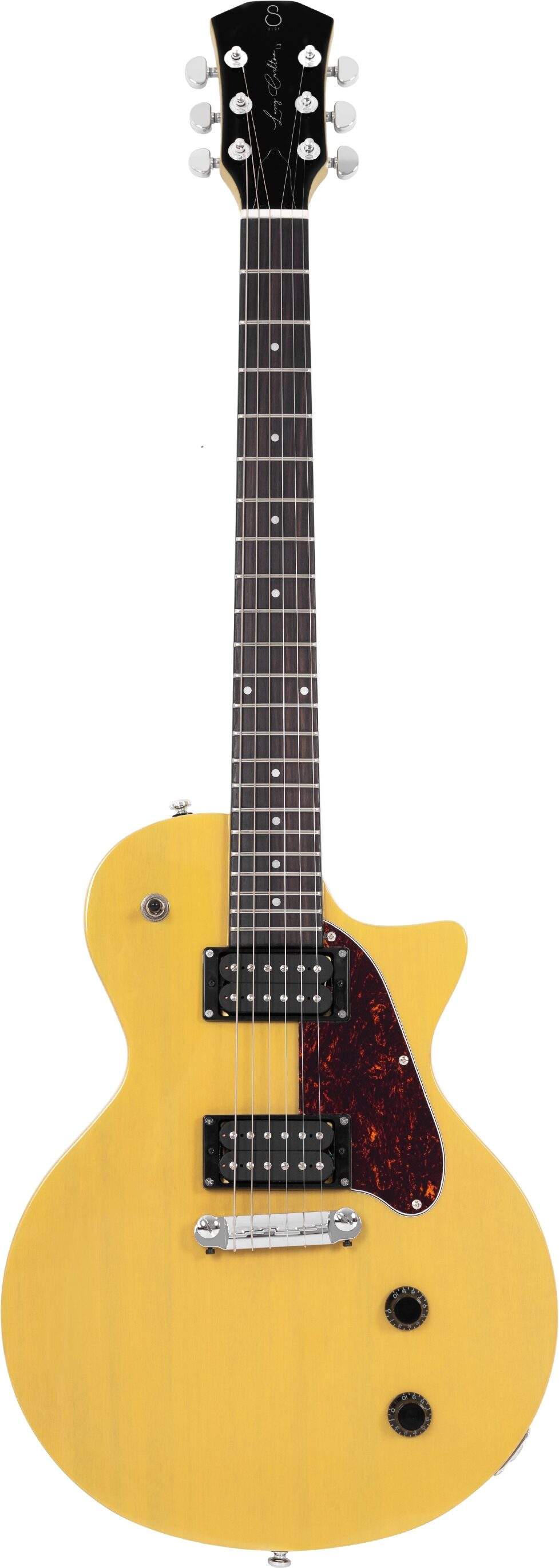 Sire Larry Carlton L3 HH Electric Guitar, TV Yellow, Action Position Back