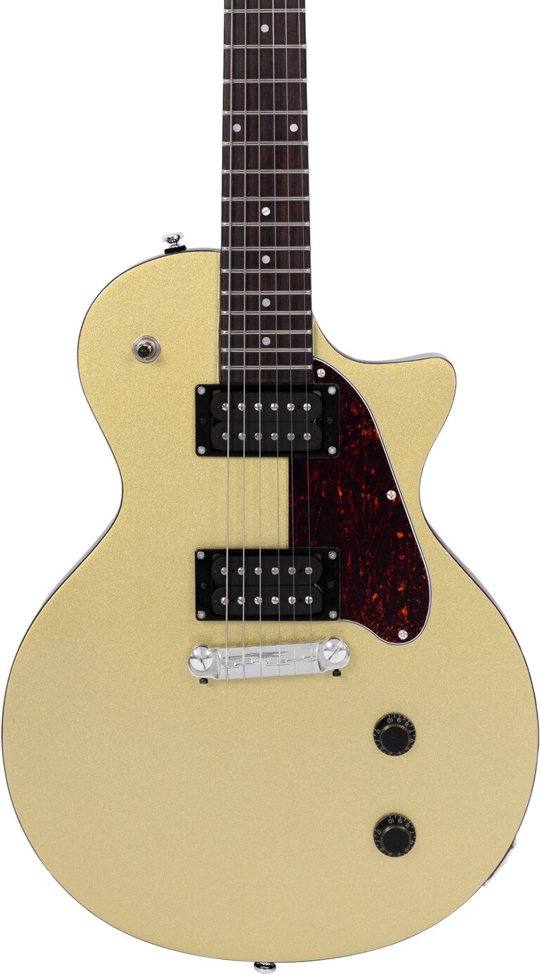 Sire Larry Carlton L3 HH Electric Guitar, Gold Top, Action Position Back