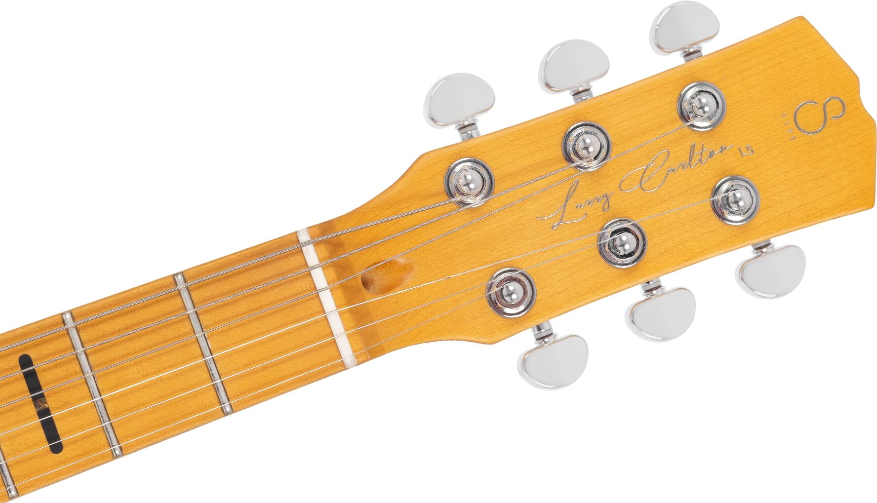 Sire Larry Carlton L5 Electric Guitar, Tobacco Sunburst, Action Position Back