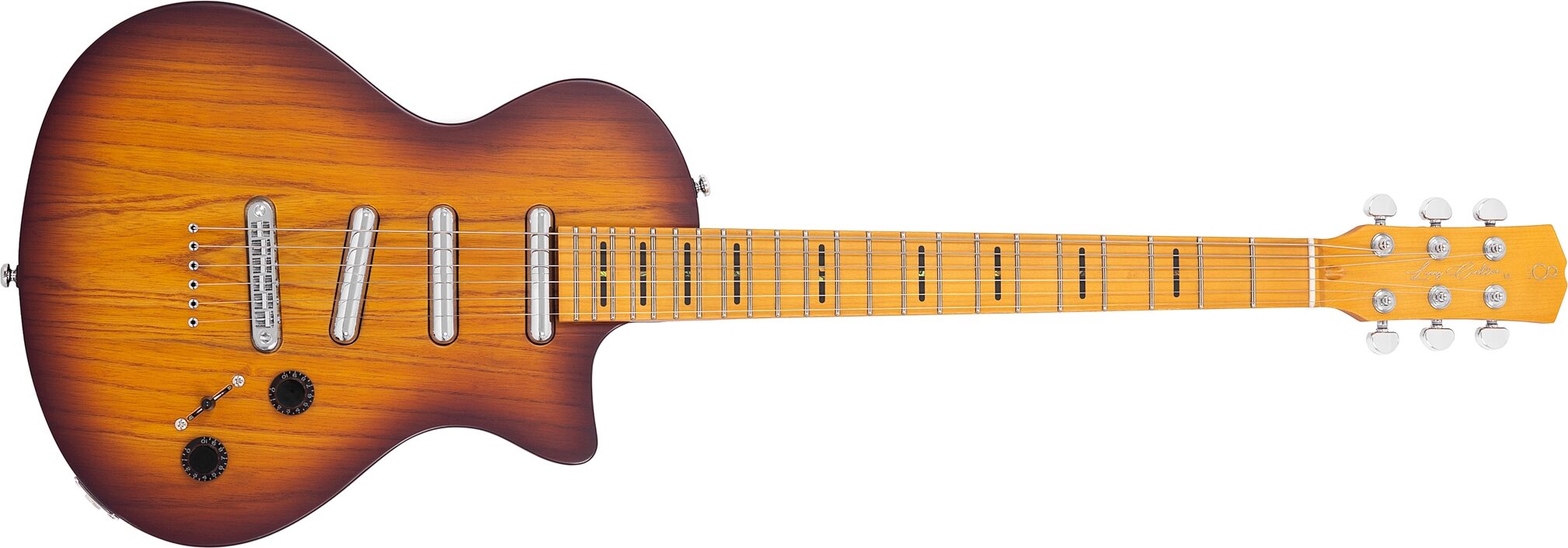 Sire Larry Carlton L5 Electric Guitar, Tobacco Sunburst, Action Position Back