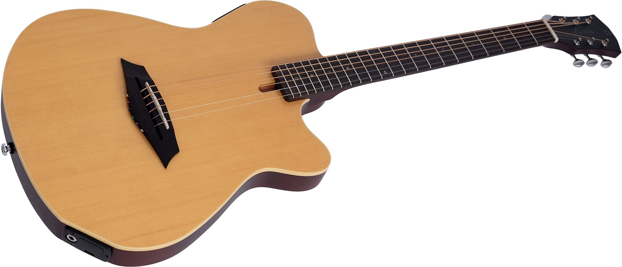 Sire Larry Carlton G5A Acoustic-Electric Guitar, Natural Satin, Action Position Back