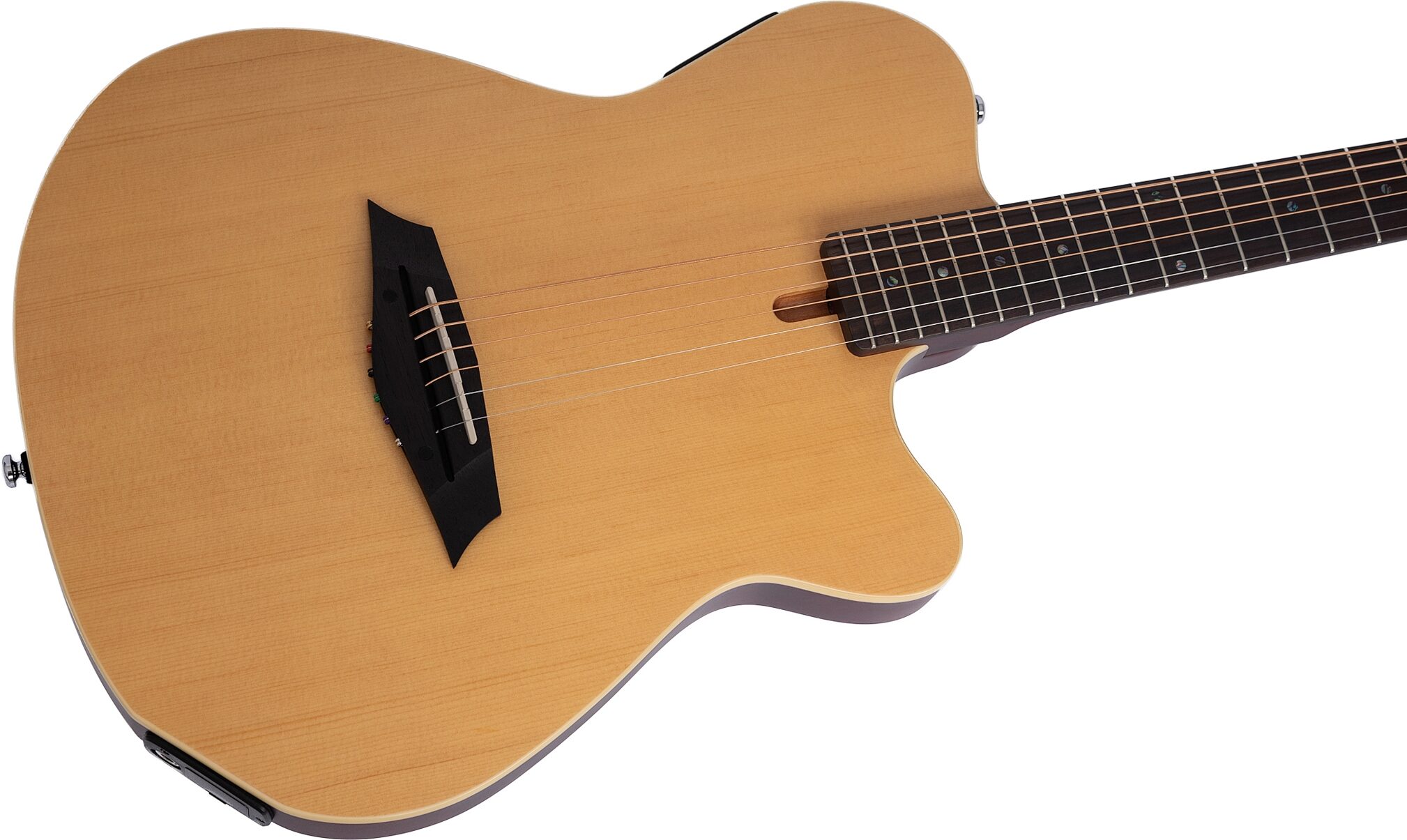 Sire Larry Carlton G5A Acoustic-Electric Guitar, Natural Satin, Action Position Back