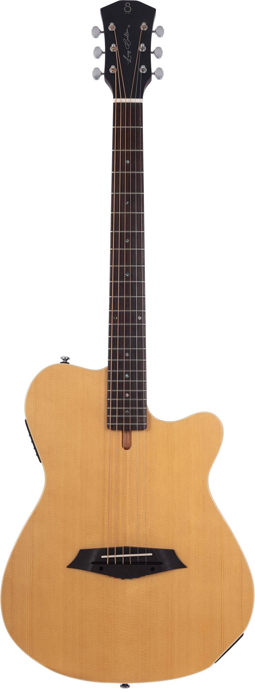 Sire Larry Carlton G5A Acoustic-Electric Guitar, Natural Satin, Action Position Back