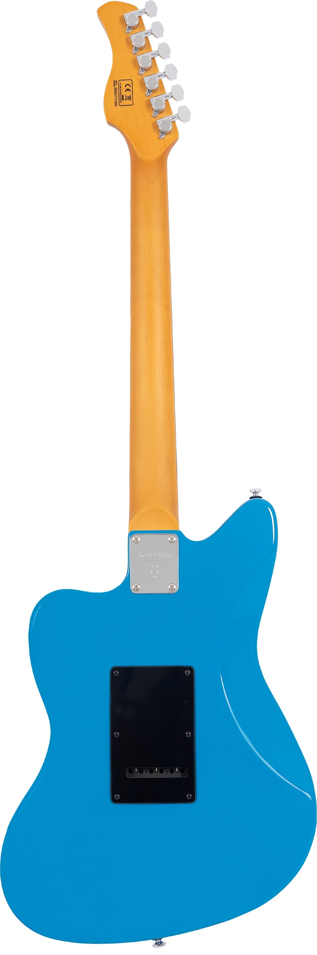 Sire Larry Carlton J3 Electric Guitar, Blue, Action Position Back