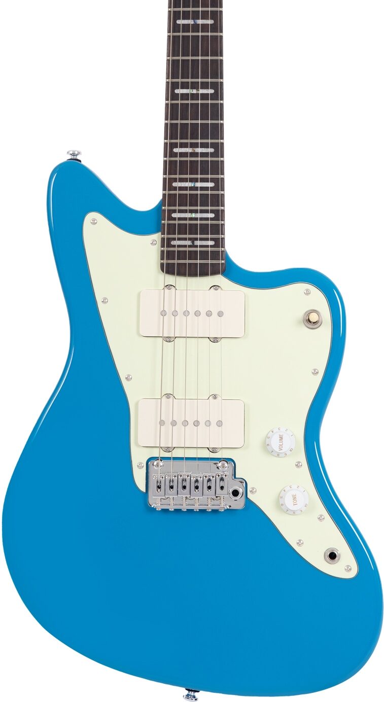 Sire Larry Carlton J3 Electric Guitar, Blue, Action Position Back