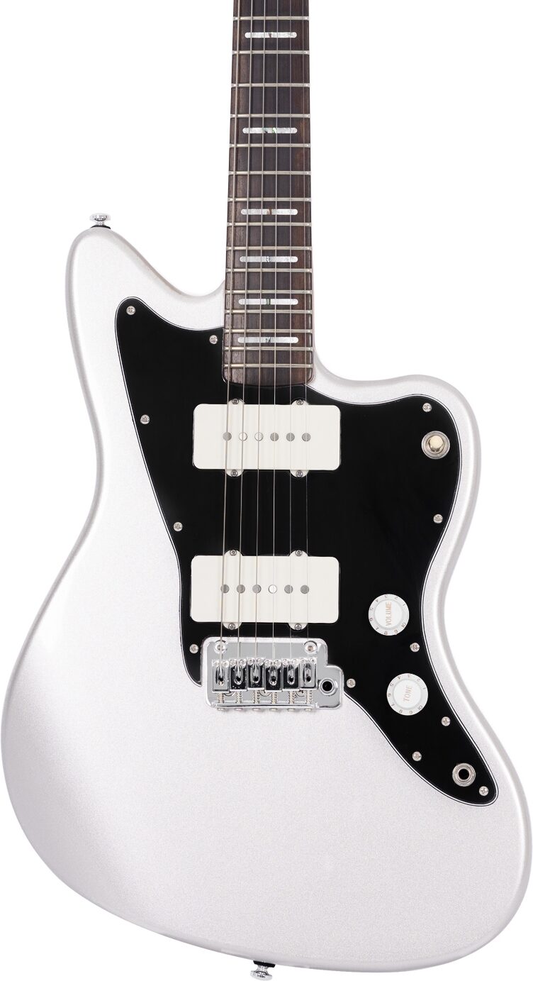 Sire Larry Carlton J3 Electric Guitar, Silver, Action Position Back