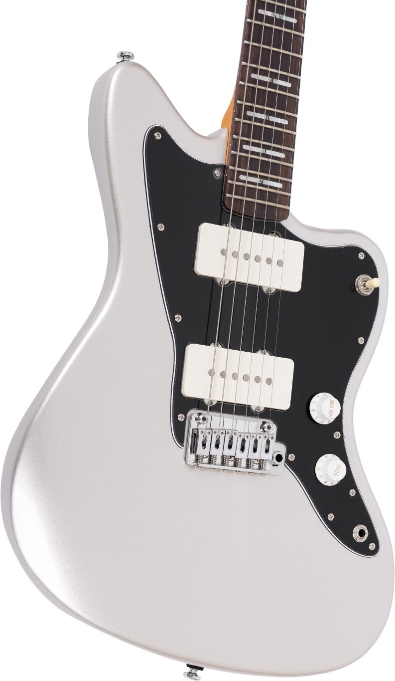 Sire Larry Carlton J3 Electric Guitar, Silver, Action Position Back