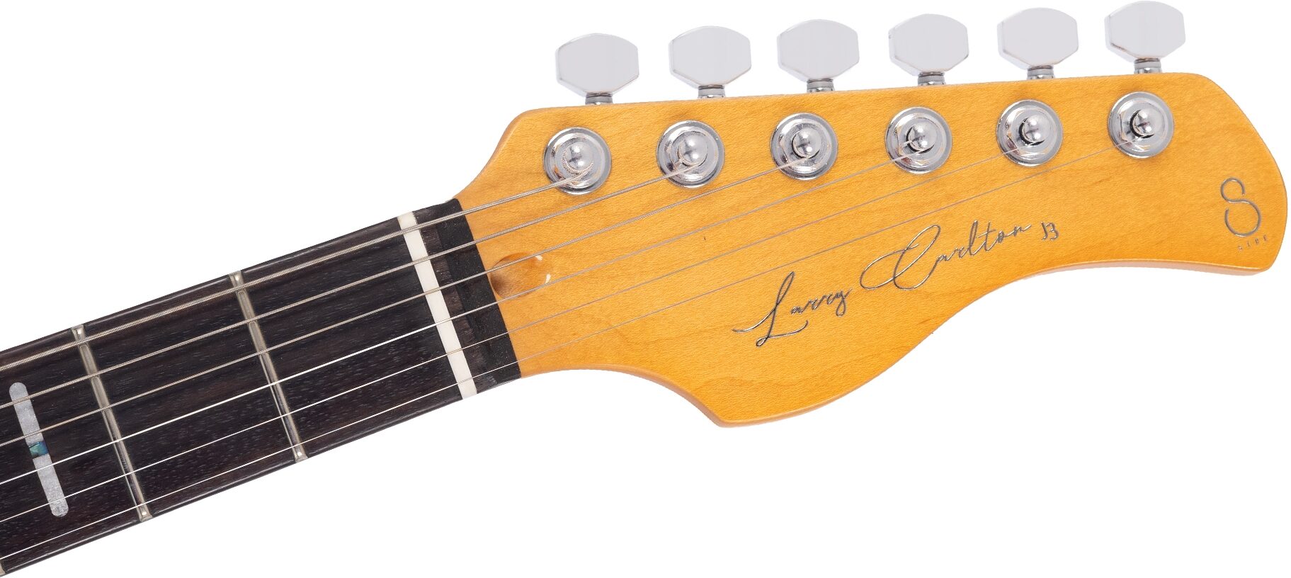 Sire Larry Carlton J3 Electric Guitar, Silver, Action Position Back