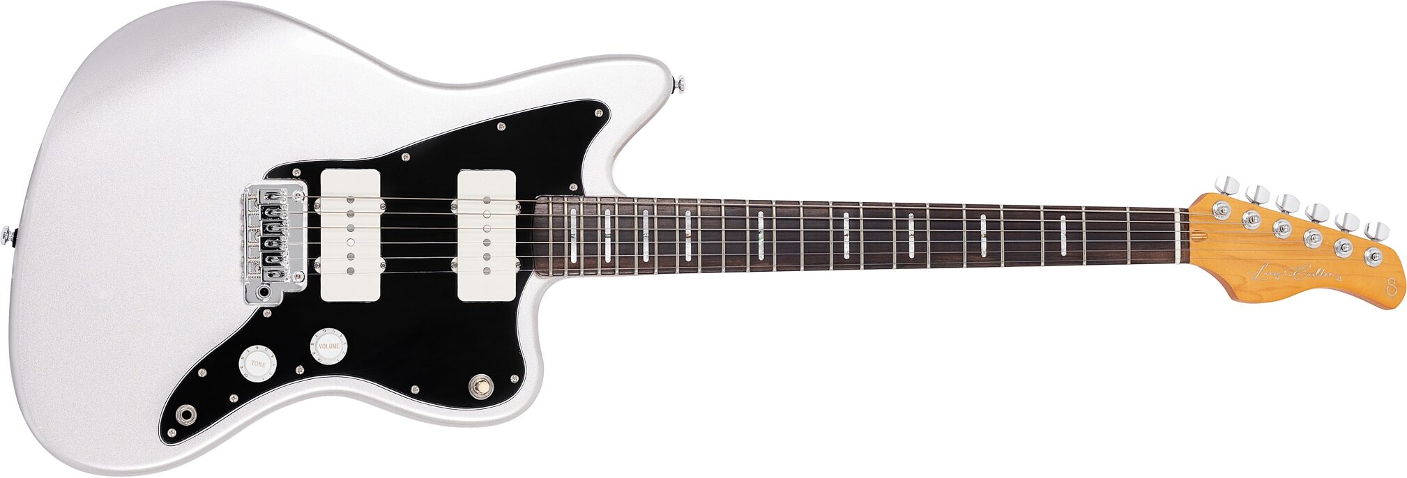 Sire Larry Carlton J3 Electric Guitar, Silver, Action Position Back