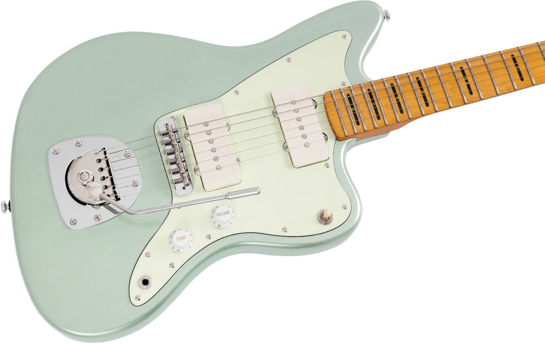 Sire Larry Carlton J5 Electric Guitar, Maple Fingerboard, Surf Green, Action Position Back