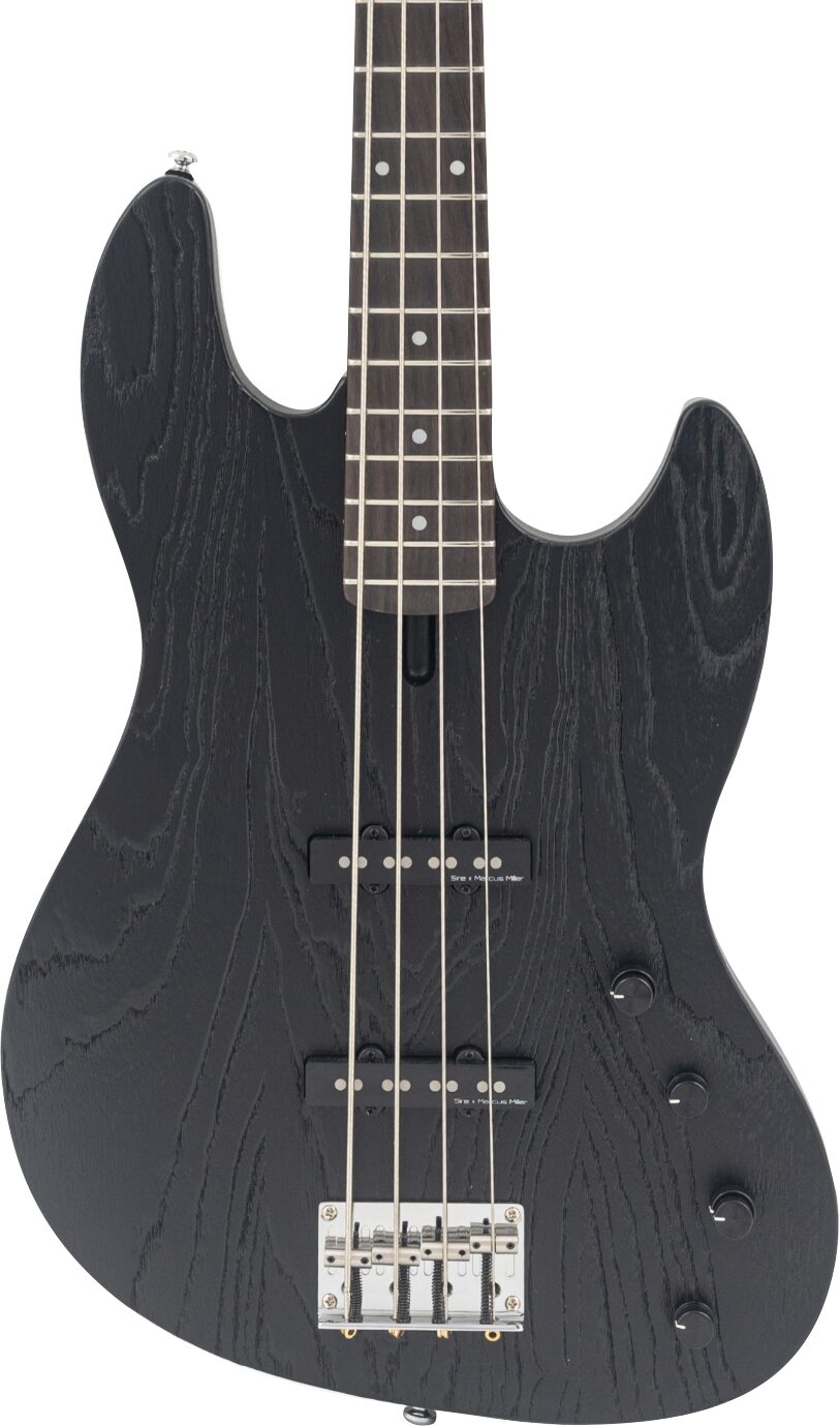 Sire Marcus Miller V6 Electric Bass, Black, Action Position Back