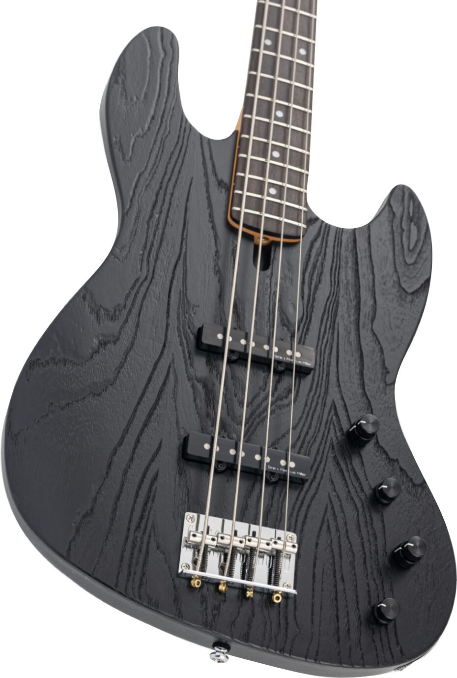 Sire Marcus Miller V6 Electric Bass, Black, Action Position Back
