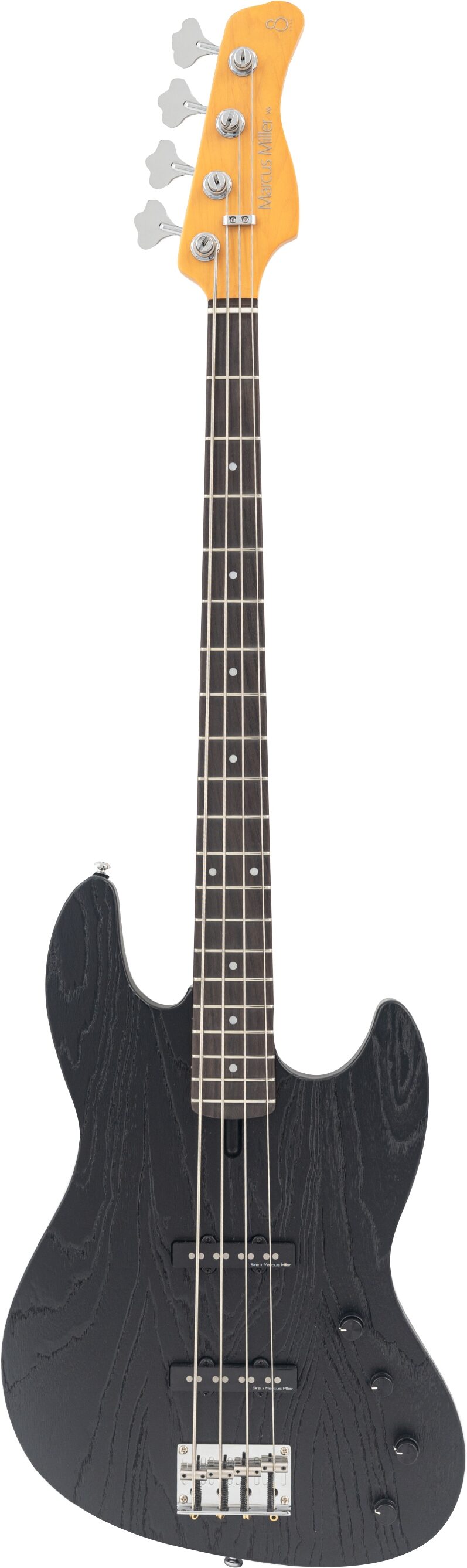 Sire Marcus Miller V6 Electric Bass, Black, Action Position Back